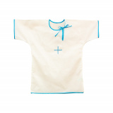 Рубашка крестильная 0-1 года для мальчика (КНК9957) - фото