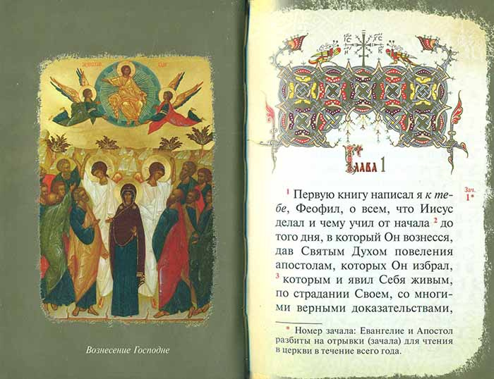 Золотая серия. Апостол на русском языке, кожаный переплет - фото5