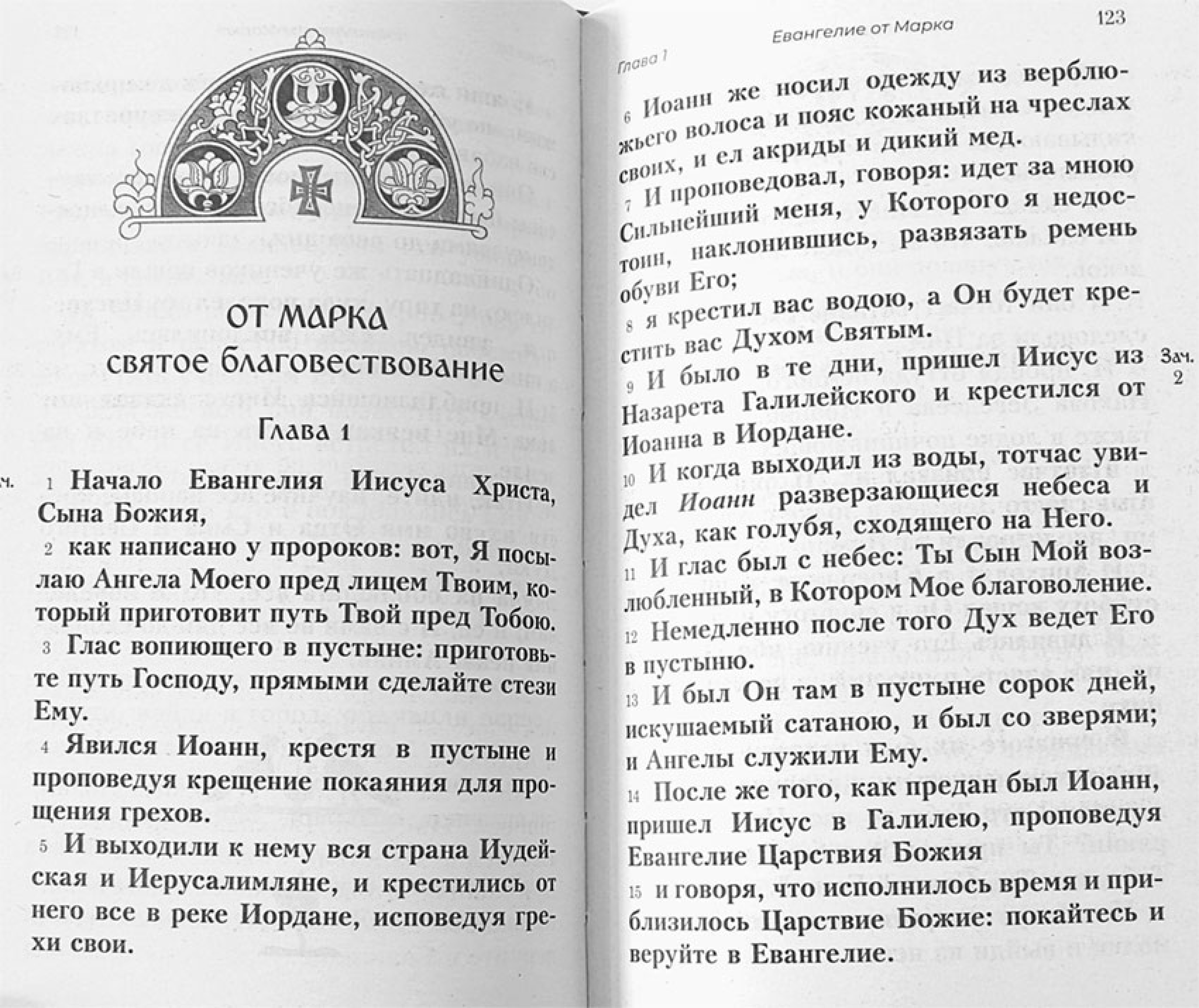 Святое Евангелие на русском языке. Крупный шрифт. Каждый стих с новой строки - фото3