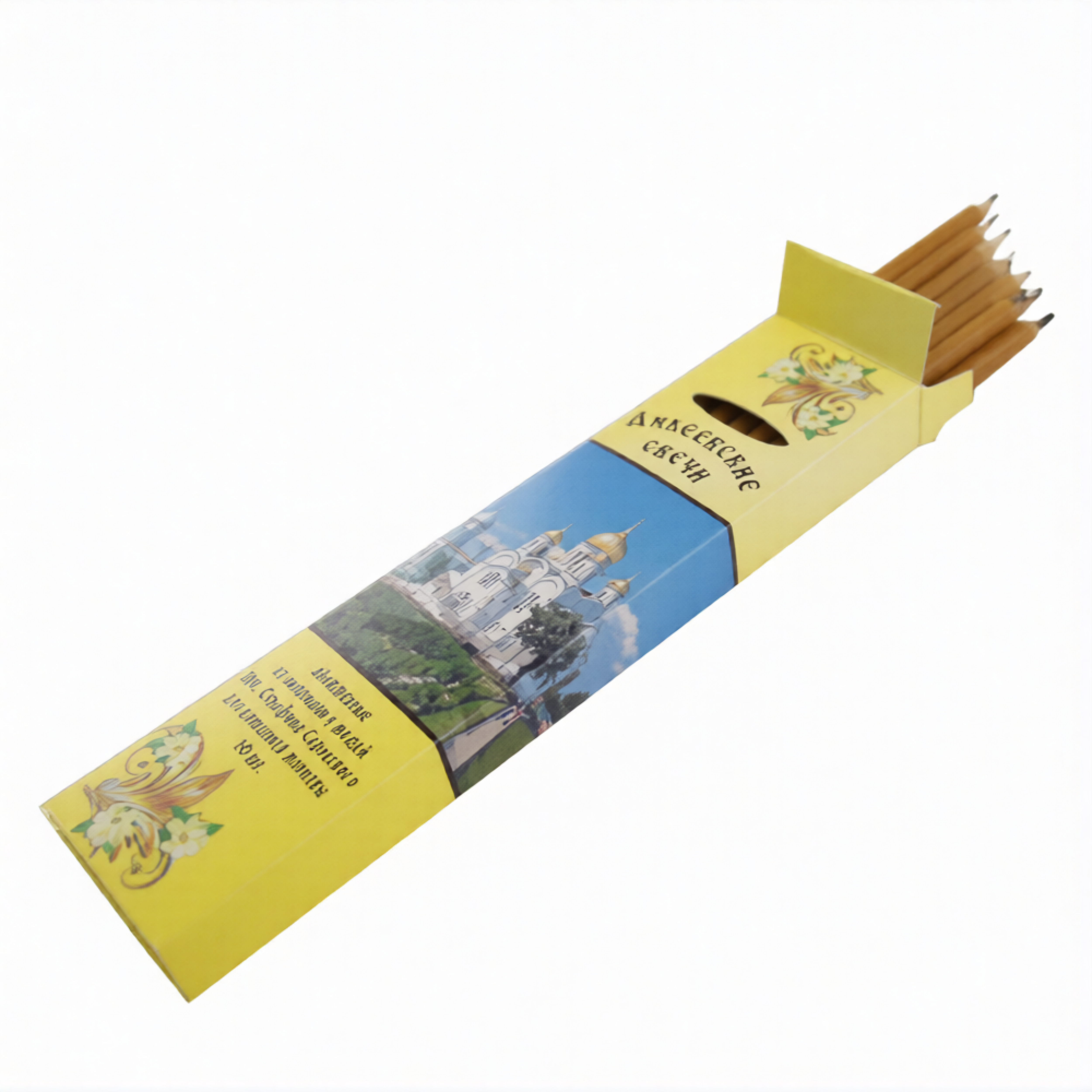 Набор восковых свечей №100 из Дивеево (20 шт. в упаковке) - фото2