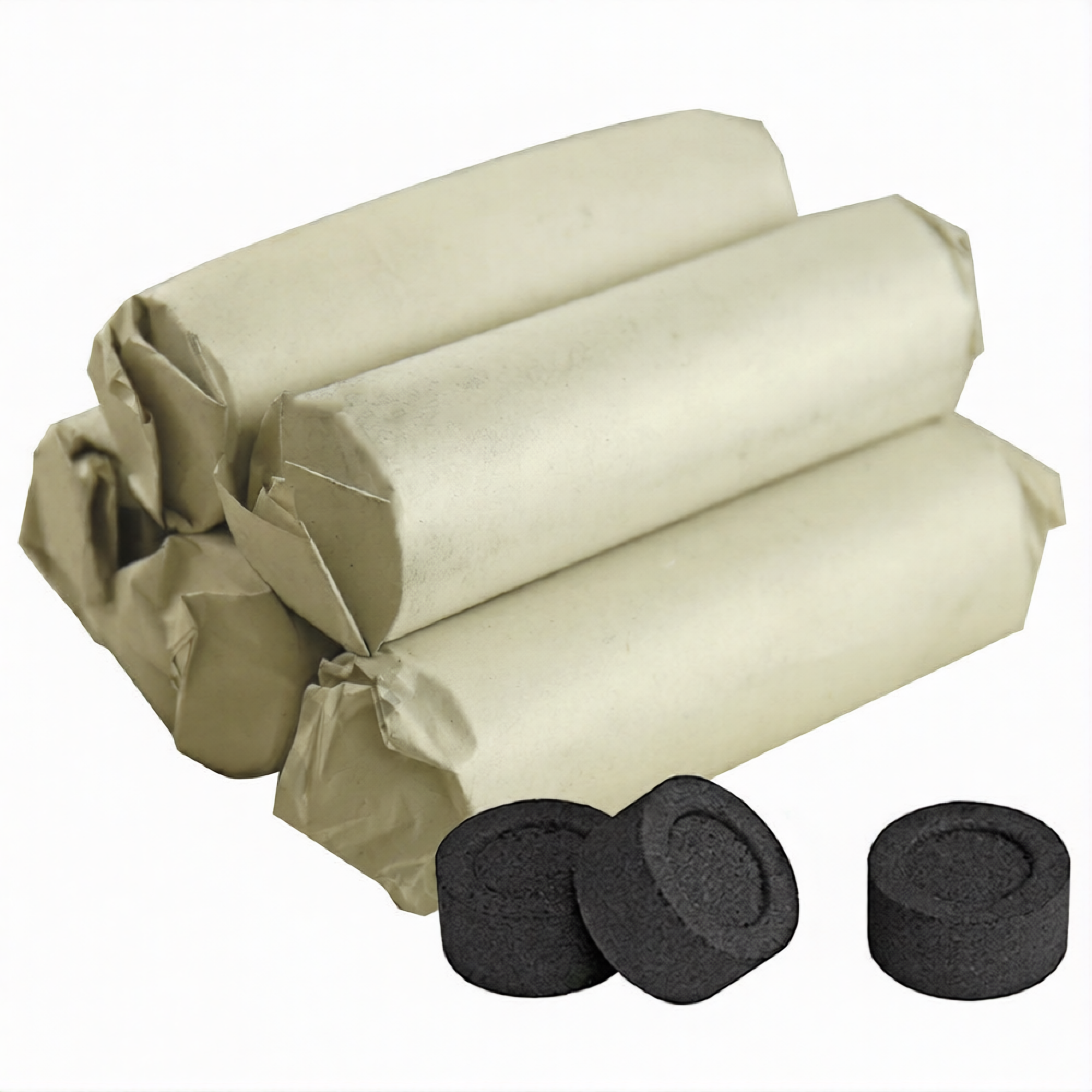 Уголь "Елецкий" обычный D55, 25 таблеток в упаковке - фото