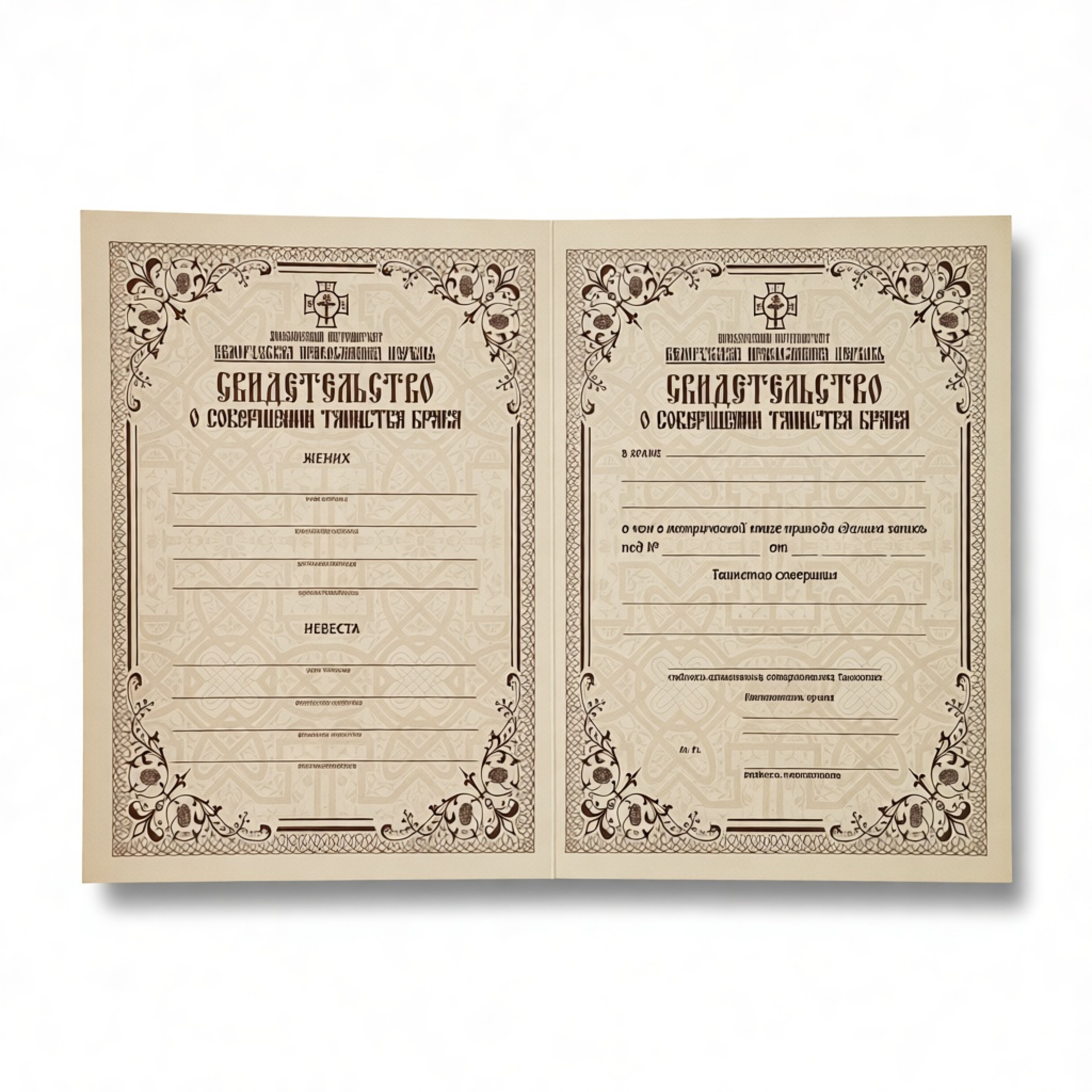 Свидетельство о браке. Картон - фото2