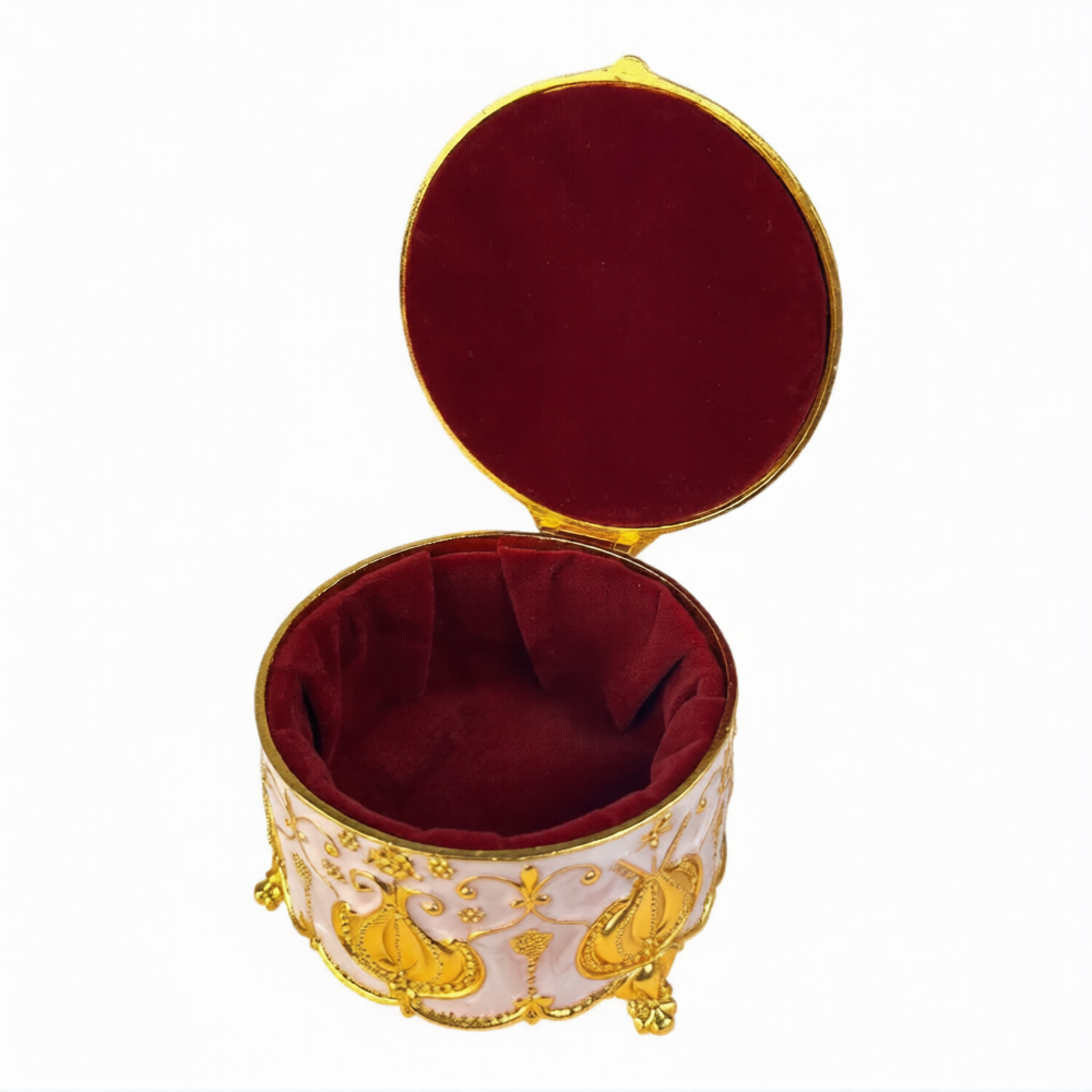 Шкатулка крест металл, эмаль, цвет золото, 10 см - фото2