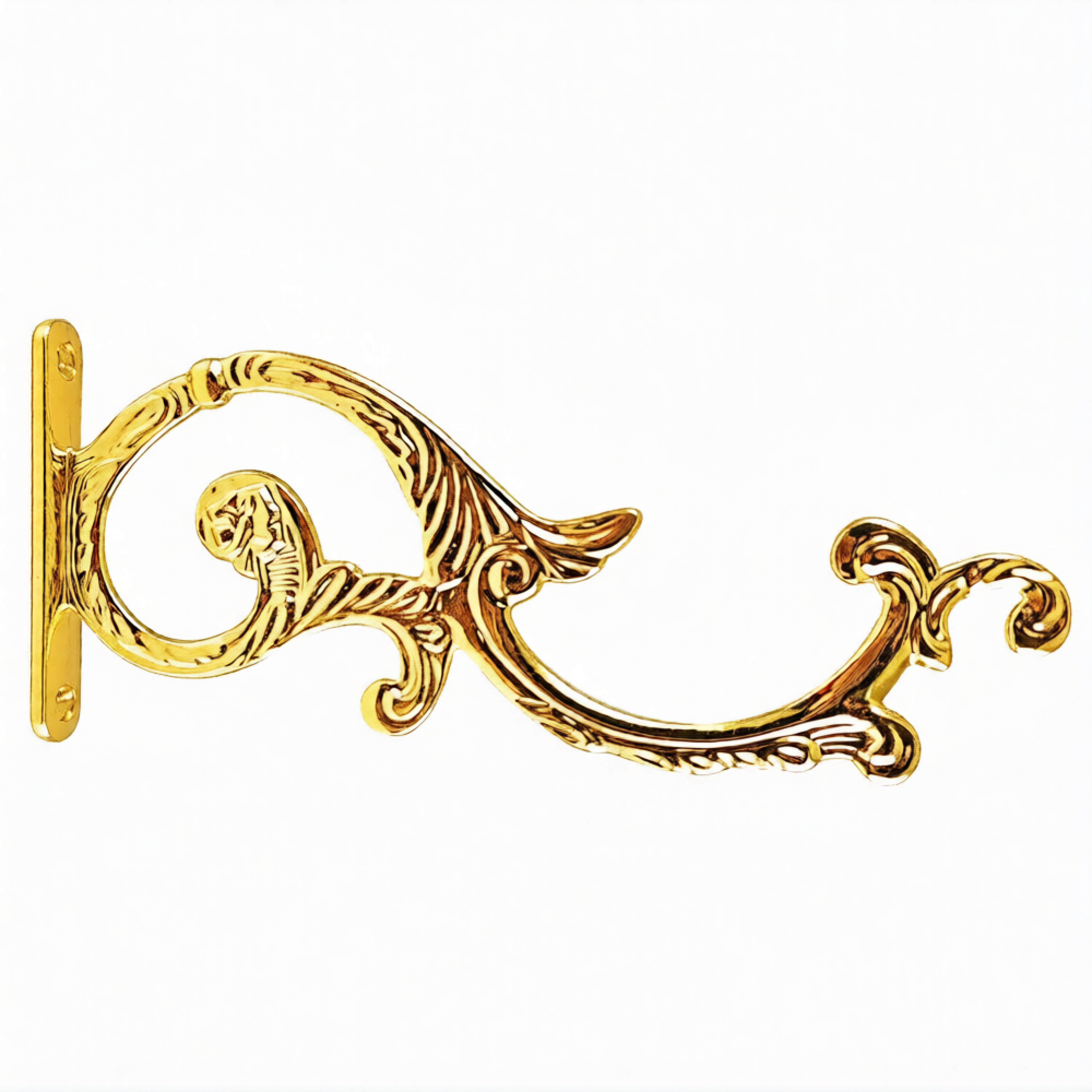 Кронштейн для подвесной лампады, латунь, 16 см - фото