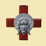 Крест "Спас Нерукотворный" (скотч)