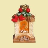Свеча декоративная "Рождественский камин"