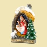 Свеча декоративная "Рождественский вертеп"