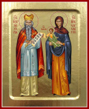 Ико­на пра­вед­ных За­хария и Ели­саве­ты  - фото