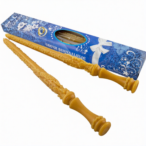 Набор свечей венчальных 33см - фото