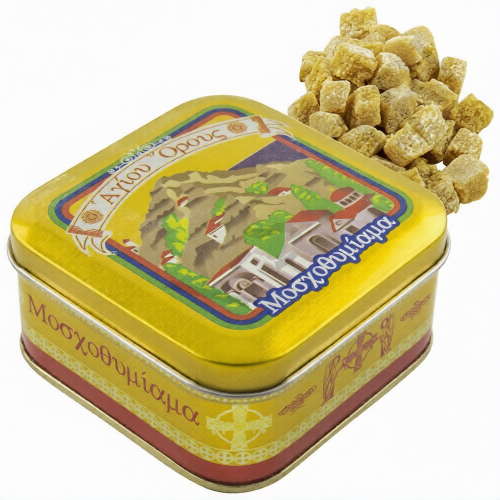 Ладан афонский "Византия" железная банка 70 г - фото